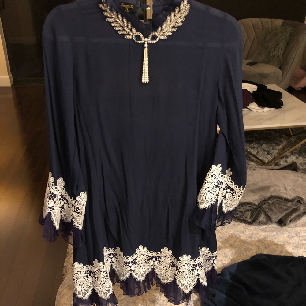 Navy blue tunic